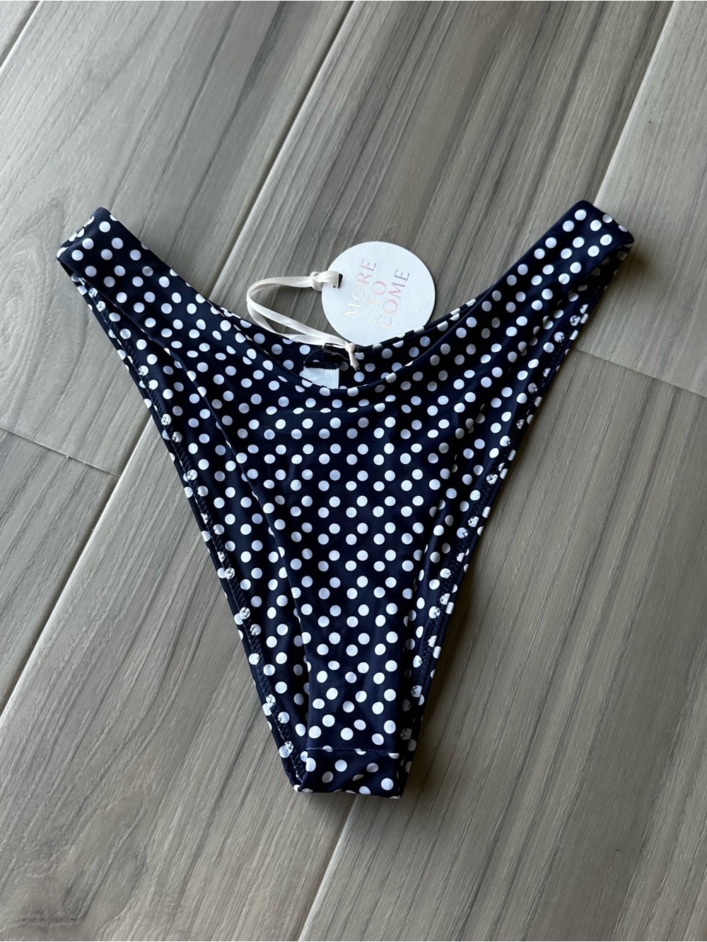 More to come polkadot bikini bottom